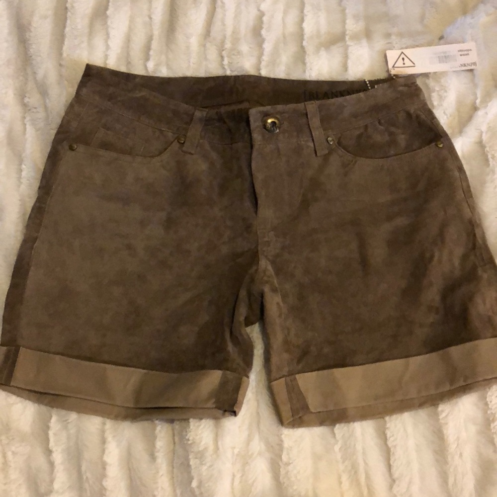 BlankNYC suede shorts
